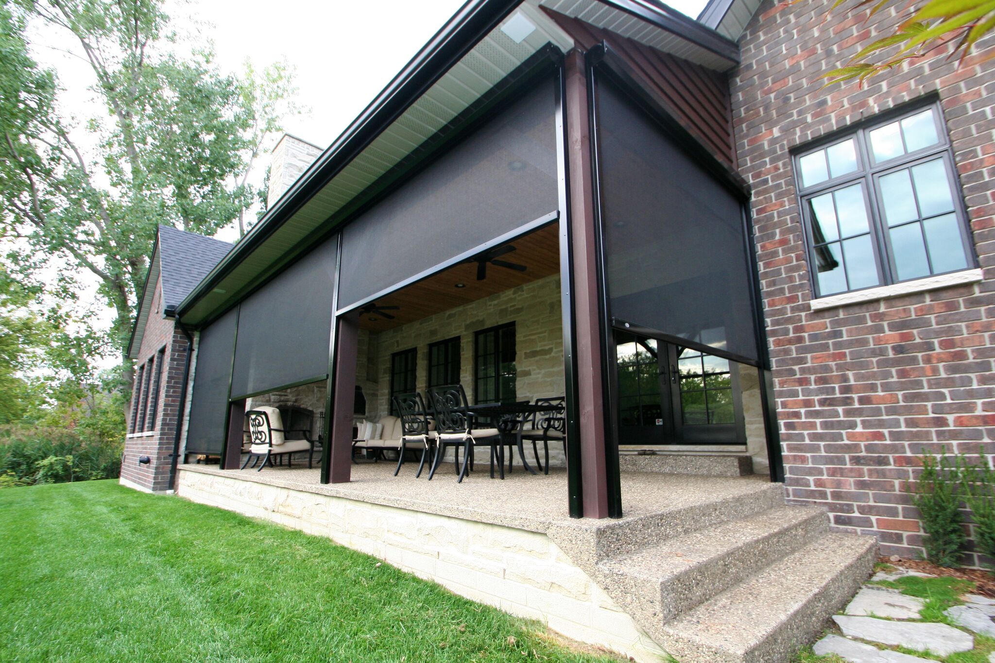 roll down mesh systems